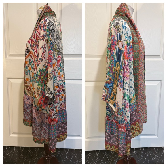 Johnny Was Colorful Patterned Kimono - Picture 2 of 8